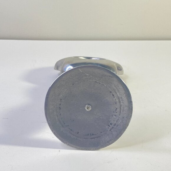 Modern Silver-Tone Flower Photo Frame On Stand, ~9 Inches Tall - Picture 8 of 10